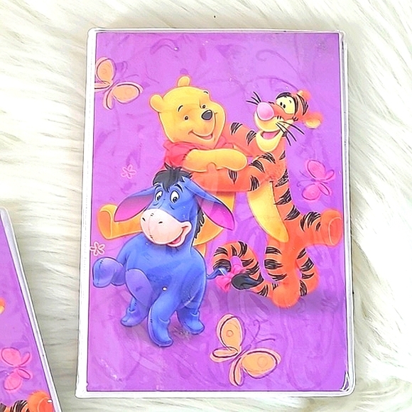 Vintage Y2K Disney Purple Winnie-the-Pooh Eeyore Tigger Piglet Set Photo Album - Picture 5 of 12